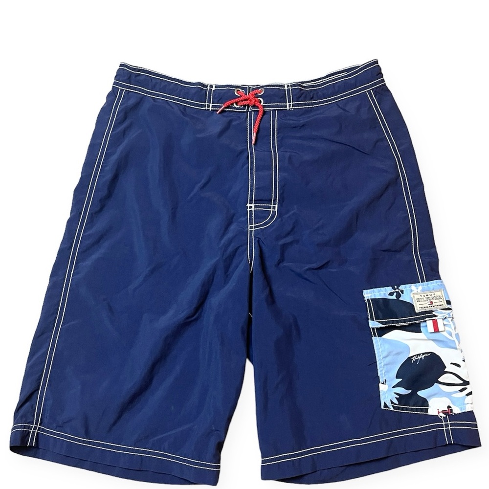 Tommy Hilfiger Men’s Navy Swim Trunks Size 30
